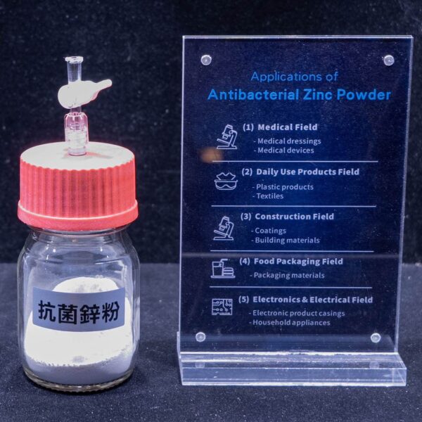 Antibacterial zinc powder